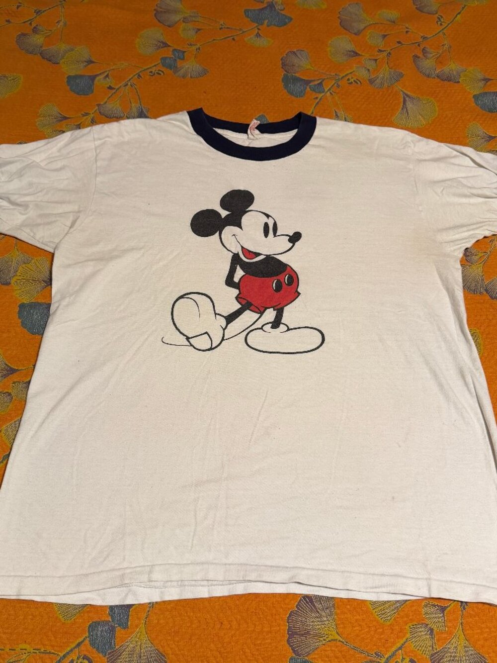 Vintage 70s Walt Disney Productions Mickey Mouse T-Shirt XL USA Disney World